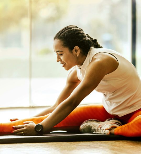 woman who is vital and physically healthy